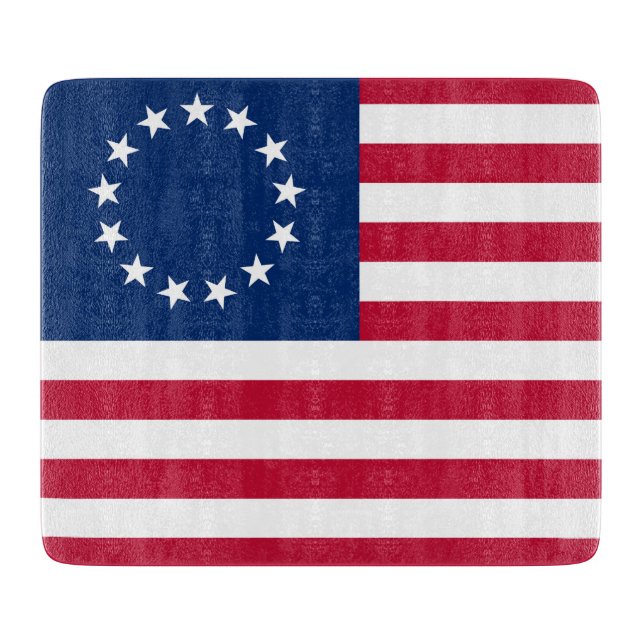 Planche À Découper Drapeau Betsy Ross (Devant)