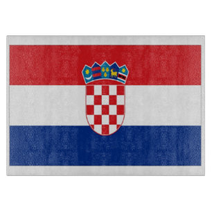 Planche À Découper Drapeau Croatie