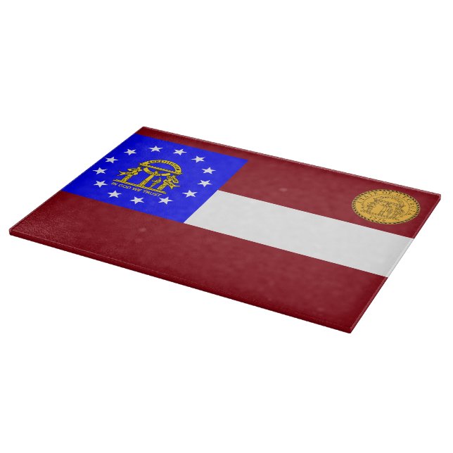 Planche À Découper Drapeau de Géorgie (Coin)