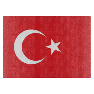 Planche À Découper Drapeau de la Turquie
