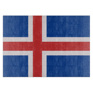 Planche À Découper Drapeau de l'Islande