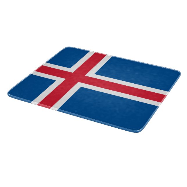 Planche À Découper Drapeau de l'Islande (Coin)