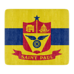 Planche À Découper Drapeau de Saint Paul (Minnesota)