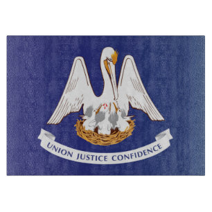 Planche À Découper Drapeau d'État de Louisiane, États-Unis