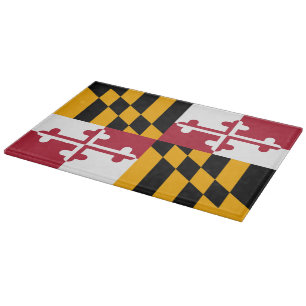 Planche À Découper Drapeau d'état dynamique du Maryland