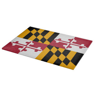 Planche À Découper Drapeau d'état dynamique du Maryland