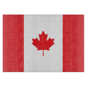 Planche À Découper Drapeau du Canada