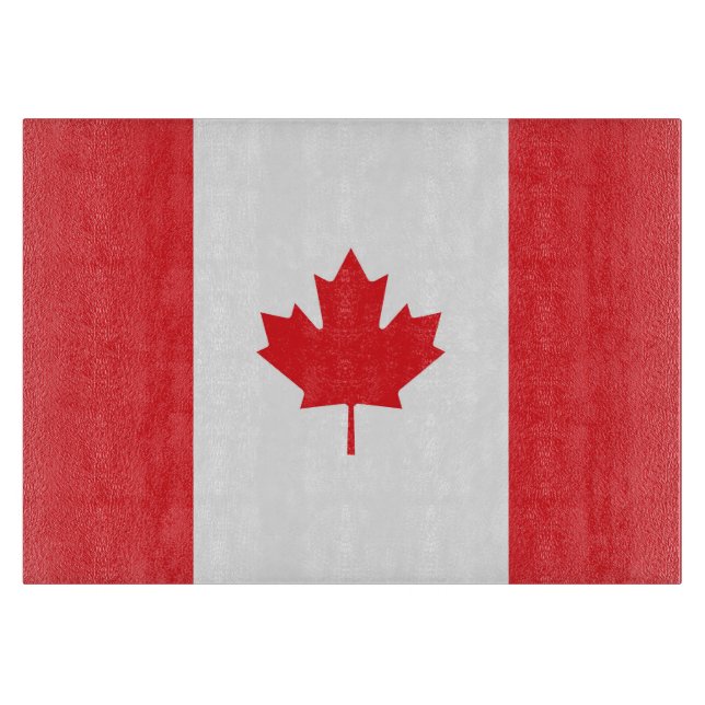 Planche À Découper Drapeau du Canada (Devant)