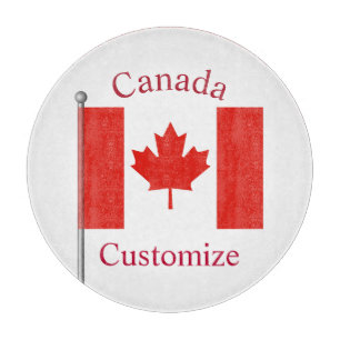 Planche À Découper Drapeau du Canada Thunder_Cove