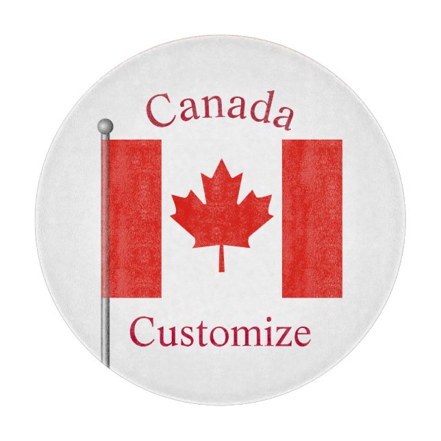 Planche À Découper Drapeau du Canada Thunder_Cove (Devant)