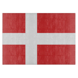 Planche À Découper Drapeau du Danemark