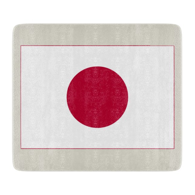 Planche À Découper Drapeau du Japon : Hinomaru, Nisshōki, Red Rising  (Devant)