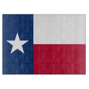 Planche À Découper Drapeau du Texas : Longhorns, l'État de l'étoile s