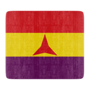Planche À Découper Drapeau international des brigades (Guerre civile 