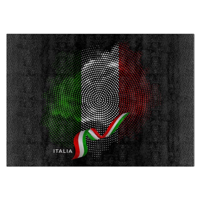 Planche À Découper Drapeau italien (Devant)
