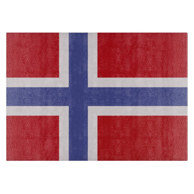 Planche À Découper Drapeau norvégien (Devant)