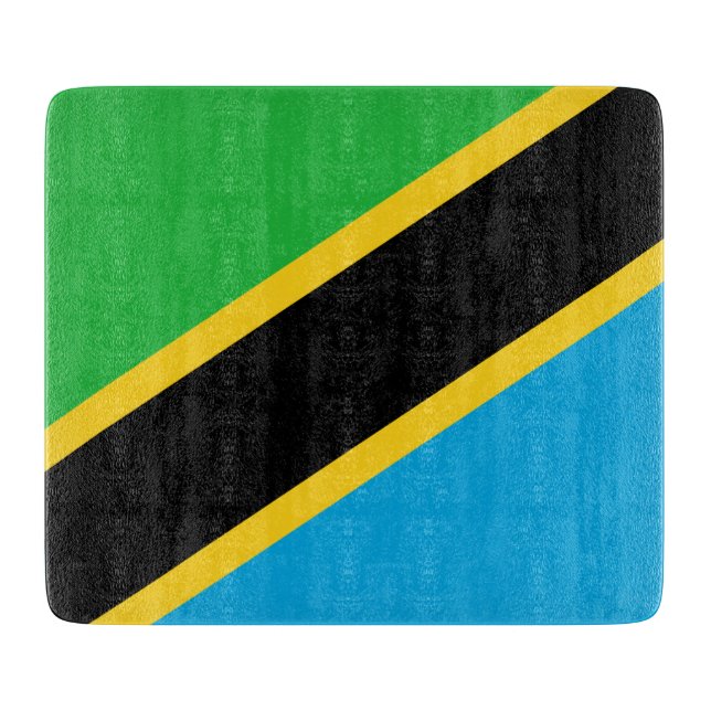 Planche À Découper Drapeau tanzanien (Devant)