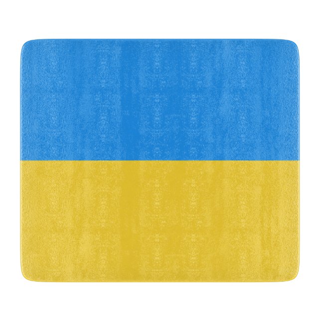 Planche À Découper Drapeau ukrainien (Devant)