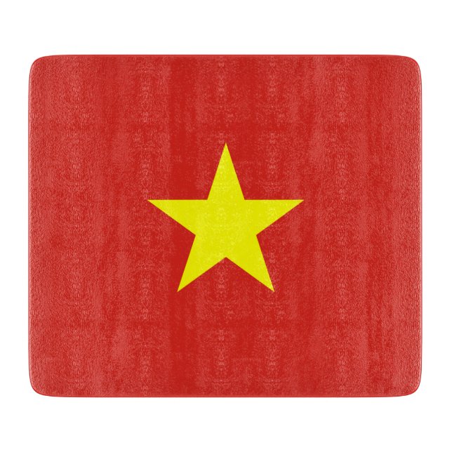 Planche À Découper Drapeau vietnamien (Vietnam) (Devant)