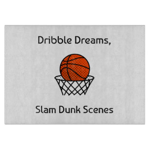 Planche À Découper Dribble Dreams, Slam Dunk Scenes Basket-ball