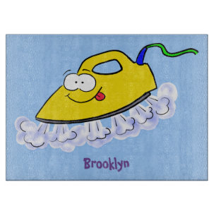 Planche À Découper Drôle dessin animé linge de fer