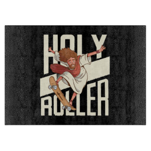 Planche À Découper Drôle Jésus patin à roulettes Holy Roller