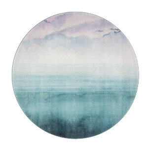 Planche À Découper Dusk on the Bay - Aquarelle