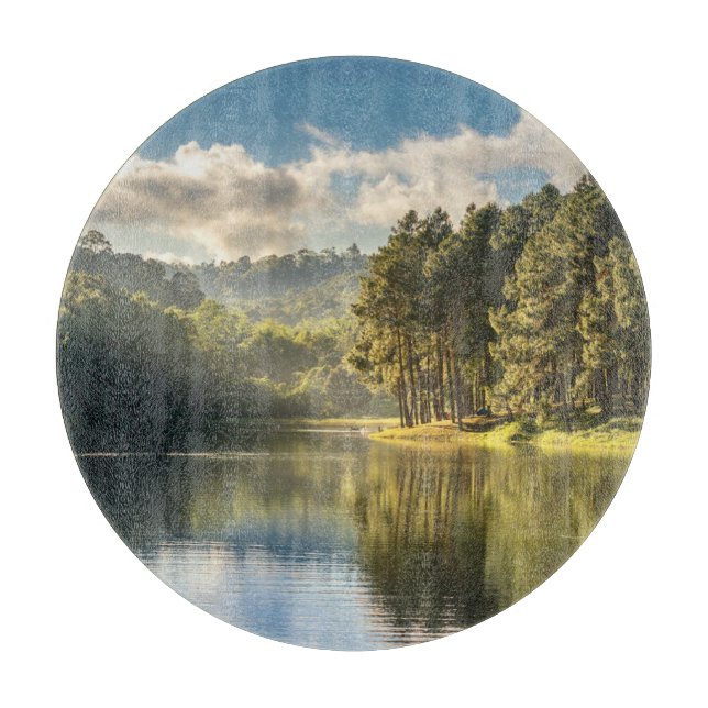 Planche À Découper Eau | Pang Oung Lake & Pine Forest Thaïlande (Devant)