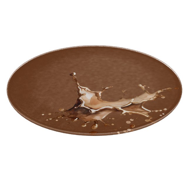 Planche À Découper Éclaboussure de café (Coin)
