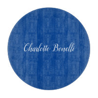 Écriture professionnelle minimaliste Nom bleu