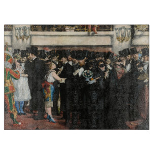 Planche À Découper Edouard Manet - Bal masqué à l'Opéra