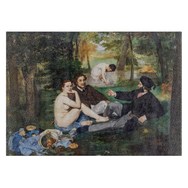 Planche À Découper Edouard Manet - Déjeuner sur l'herbe (Devant)