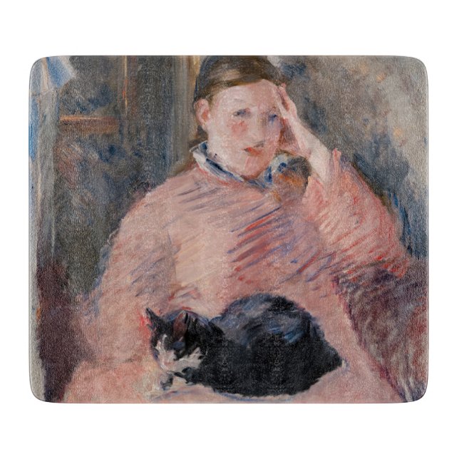 Planche À Découper Edouard Manet - Femme au chat (Devant)