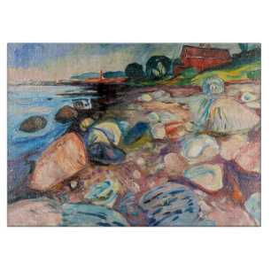 Planche À Découper Edvard Munch - Rive avec Maison Rouge