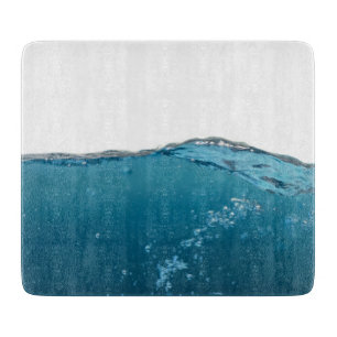Planche À Découper Effacer la vague bleue