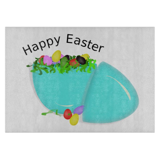 PLANCHE À DÉCOUPER EGG "HAPPY EASTER" (Devant)
