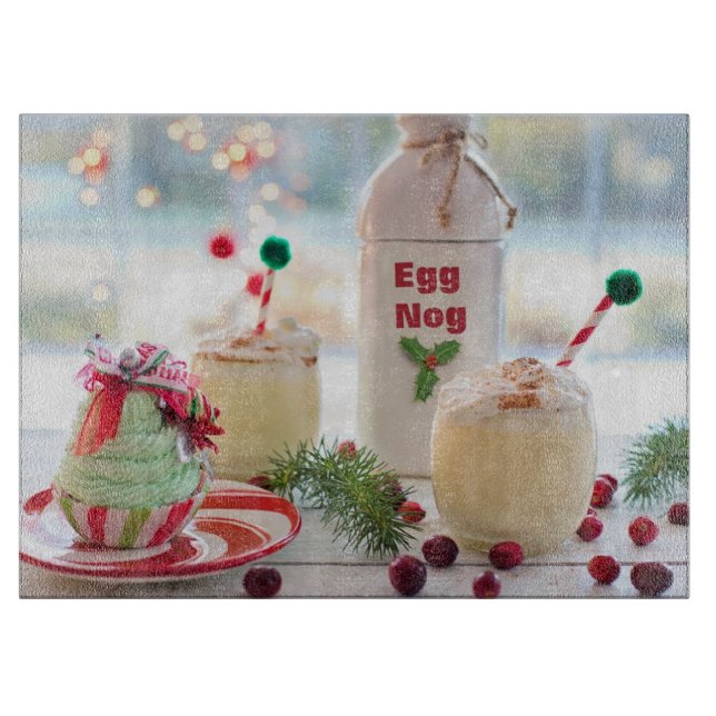 PLANCHE À DÉCOUPER EGGNOG DE NOËL (Devant)