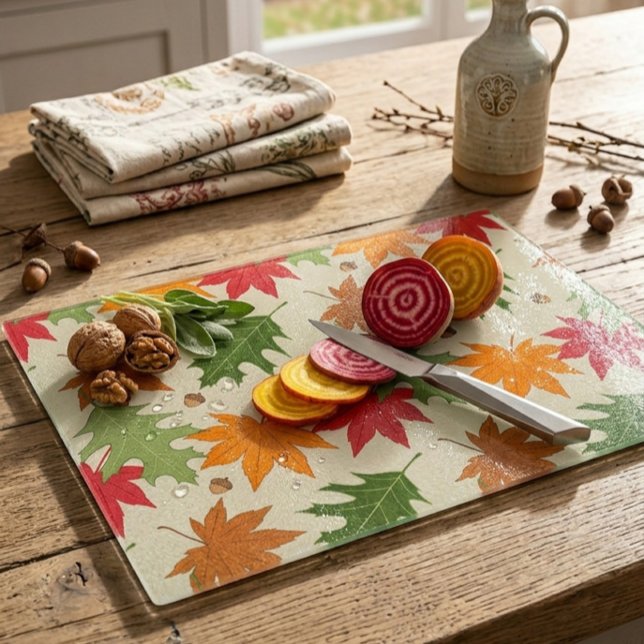 Planche À Découper Élégance d'Automne (Créateur téléchargé)