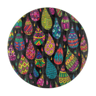 Planche À Découper Elégance florale, arrière - plan abstrait.