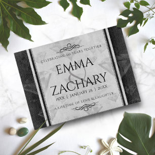 Planche À Découper Élégant 60e anniversaire de Mariage de diamant