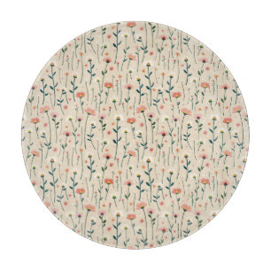 Planche À Découper Elégant Boho Chic Fleur sauvage Cutboard moderne