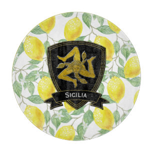 Planche À Découper Élégant conseil de coupe de Trinacria sicilienne