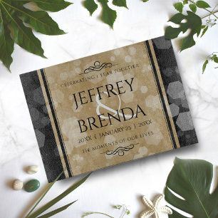 Planche À Découper Élégante fête du 1er anniversaire du Mariage de pa