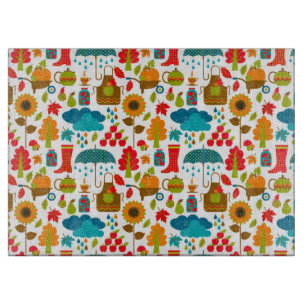 Planche À Découper Éléments Automne