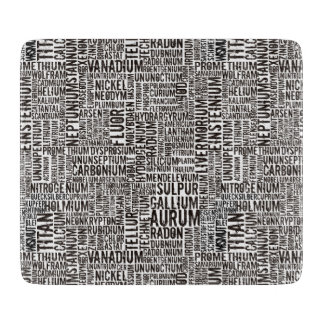 Planche À Découper Éléments chimiques