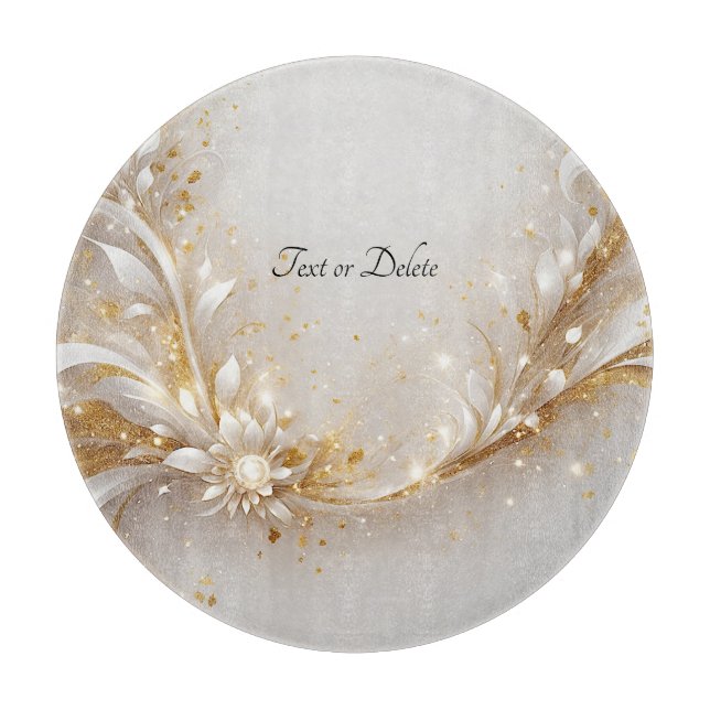 Planche à découper en or blanc (Devant)