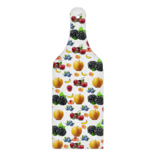 Planche à découper en verre de fruits