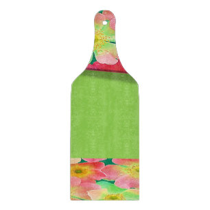Planche à découper en verre Floral