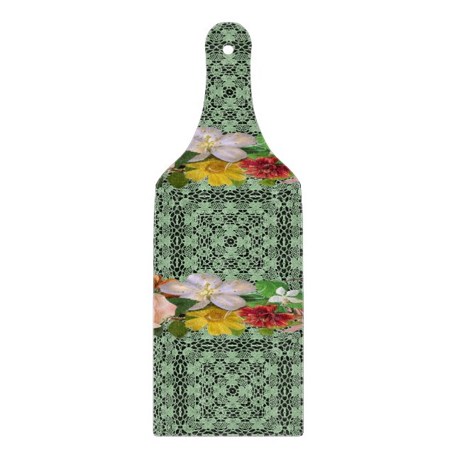 Planche à découper en verre Floral (Devant)