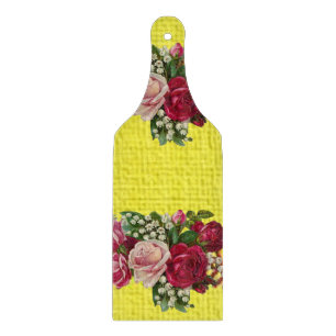 Planche à découper en verre Floral